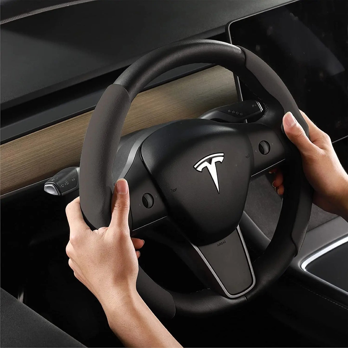 Sport Grip Steering Wheel Covers - Model Y/3