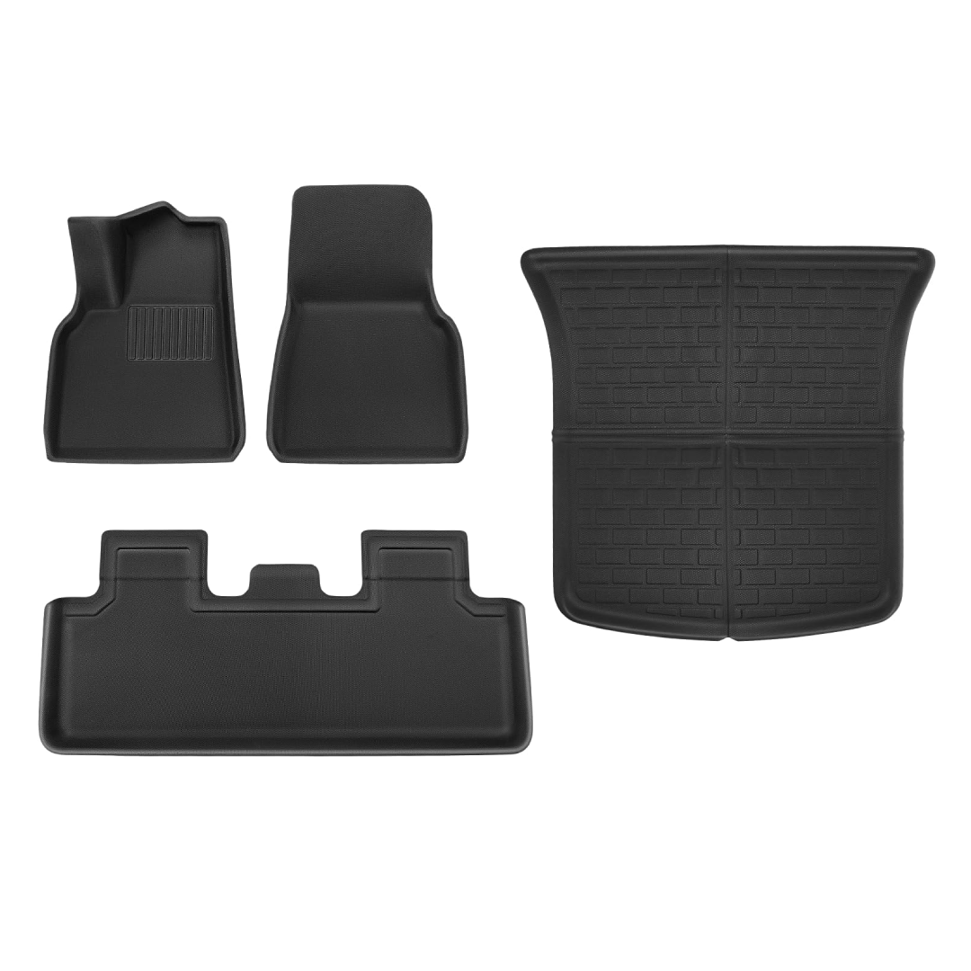 Floor & Cargo Mats All-Weather Design (XPE) - Model Y 2020-2024