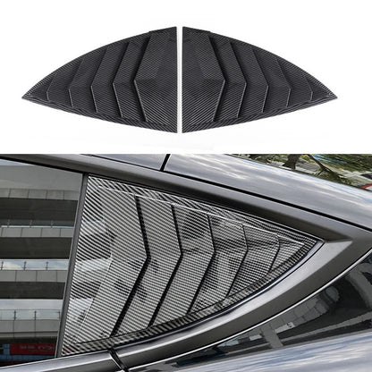 Rear Side Window Louver Covers for Model 3