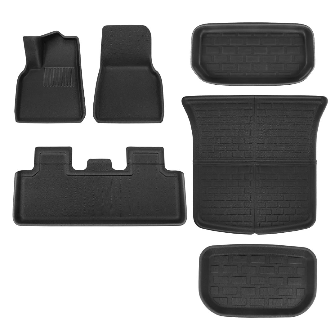 Floor & Cargo Mats All-Weather Design (XPE) - Model Y 2020-2024