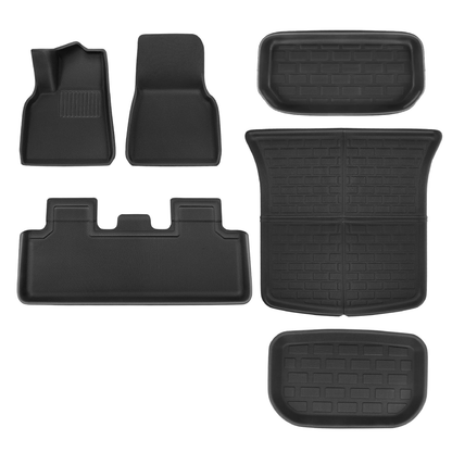 Floor & Cargo Mats All-Weather Design (XPE) - Model Y 2020-2024