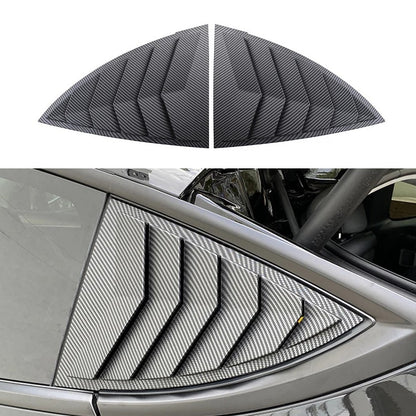 Rear Side Window Louver Covers for Model 3