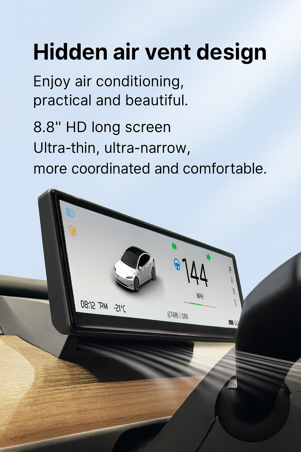 Cluster 2.0 Instrument Display - Model Y/3