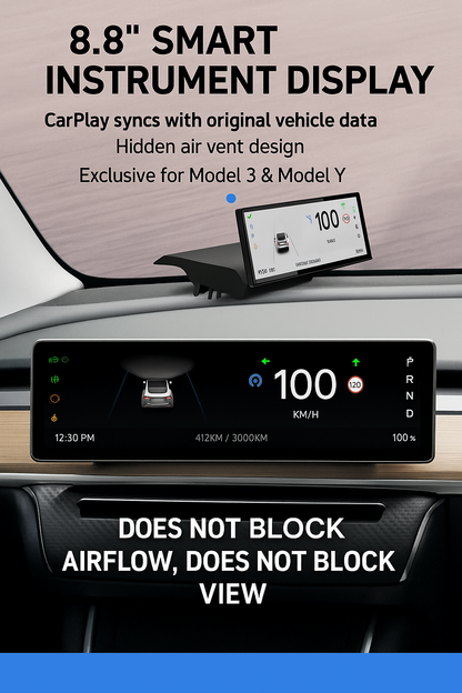 Cluster 2.0 Instrument Display - Model Y/3