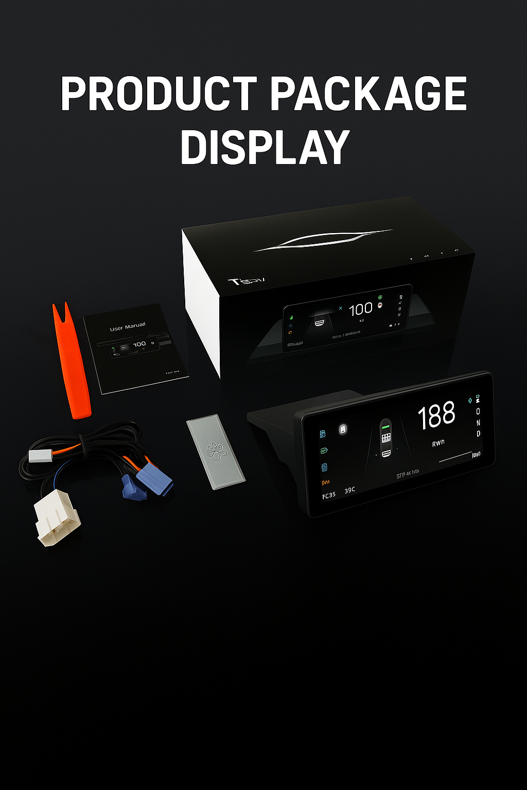 Cluster 2.0 Instrument Display - Model Y/3