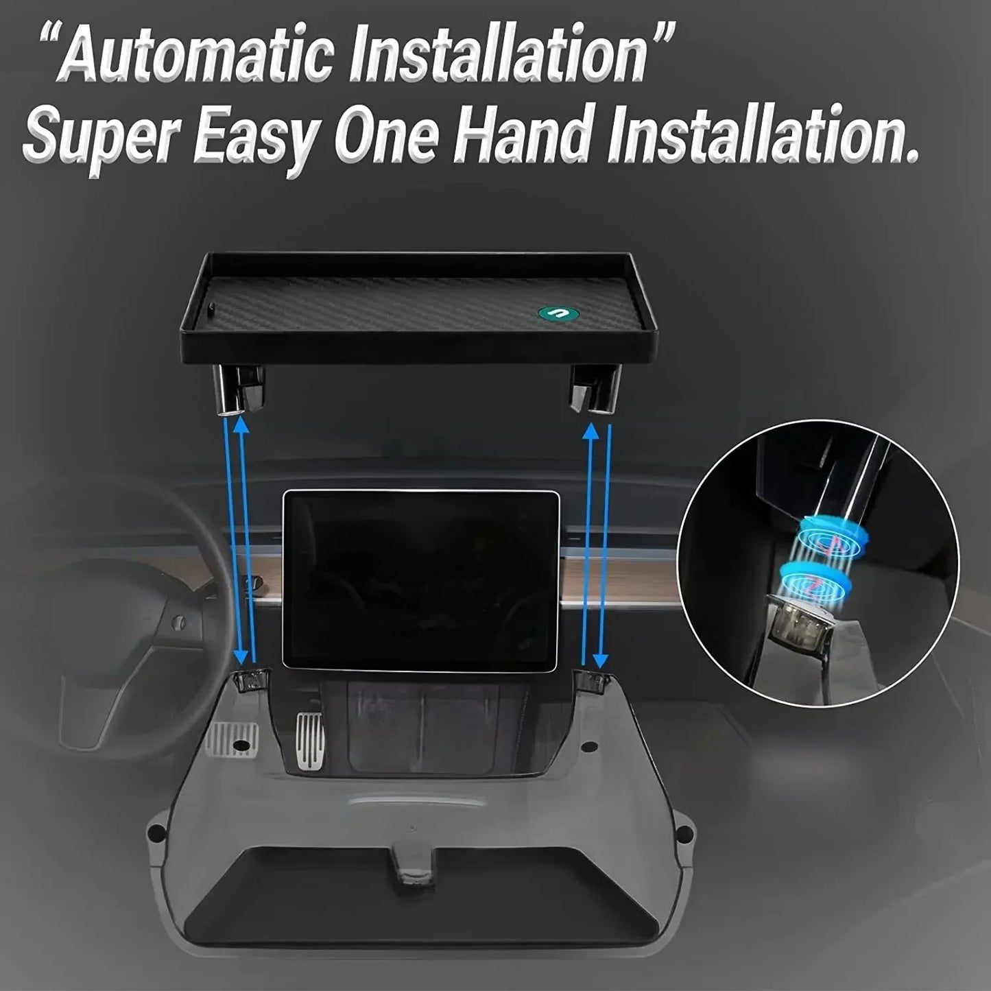 Dual Shelf Display Mount with Tissue Box - Model Y/3