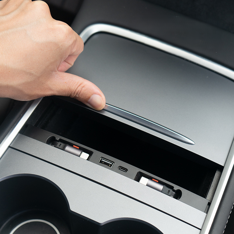 Center Console Retractable Charger - Model Y/3