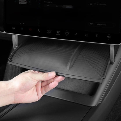 Under Display Magnetic Storage Shelf - Model Y/3