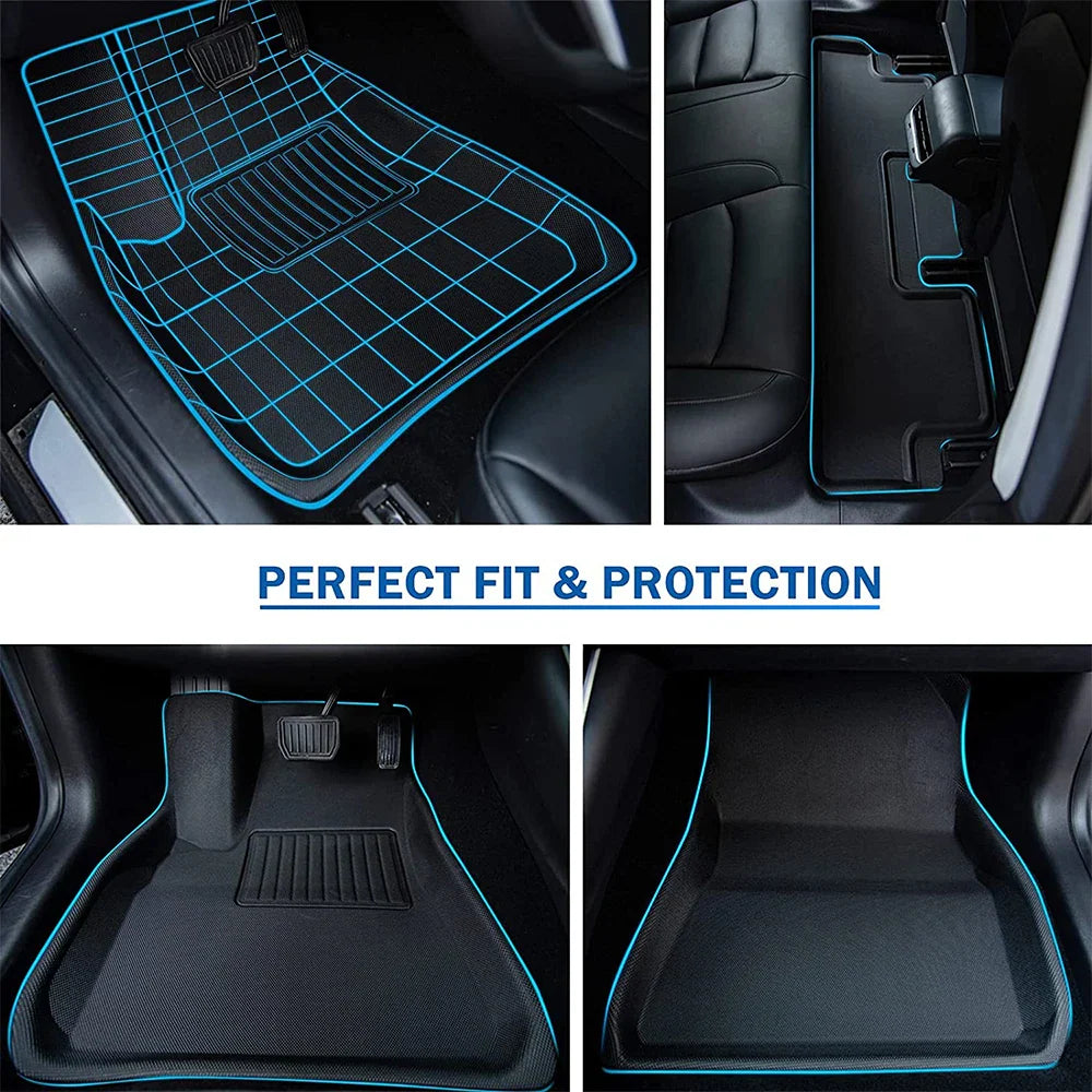 Floor & Cargo Mats All-Weather Design - Model 3 2017-2023