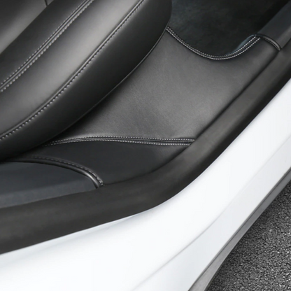 Leather Door Sill Protective - Model Y 2020-2024