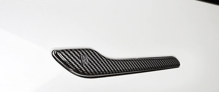 Carbon Fiber Door Handle Covers - Model Y/3
