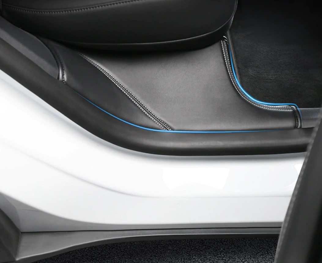 Leather Door Sill Protective - Model Y 2020-2024