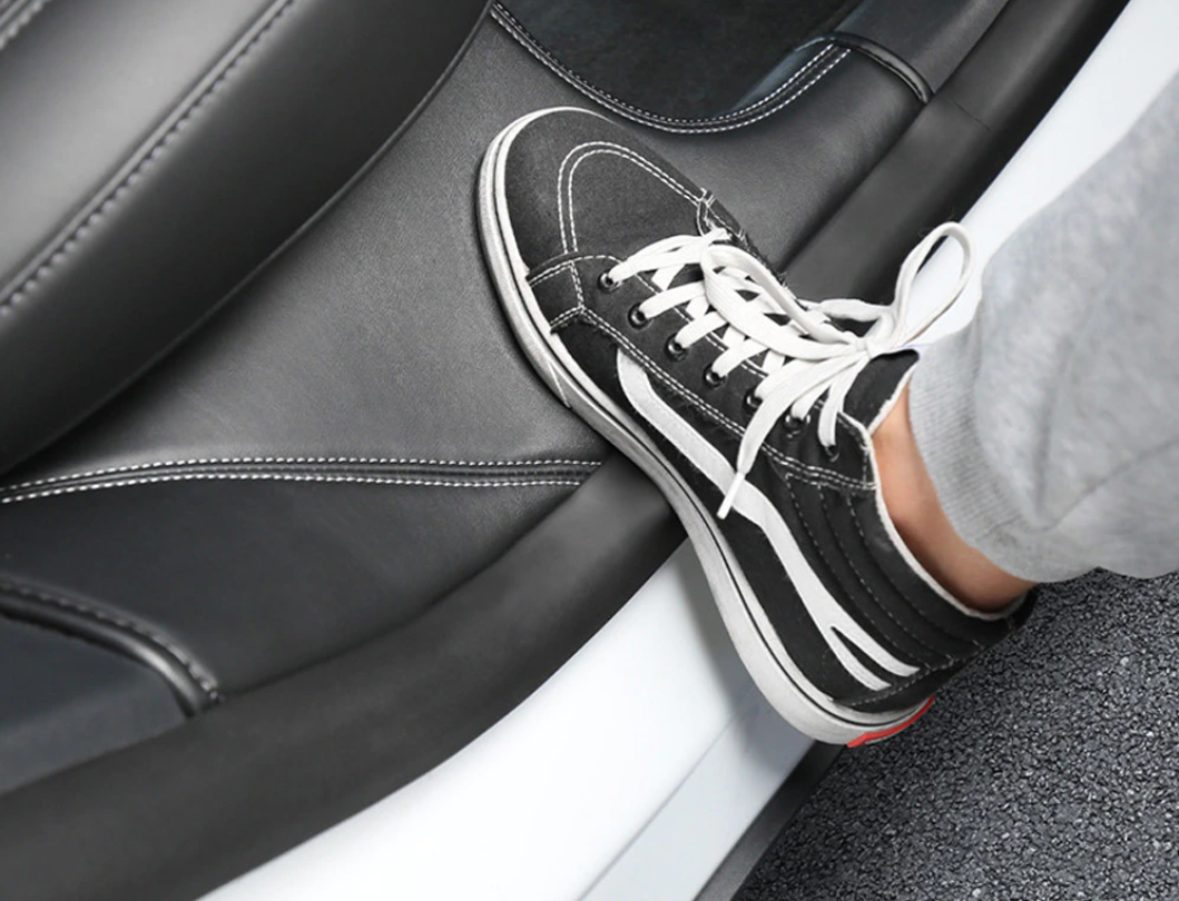 Leather Door Sill Protective - Model Y 2020-2024