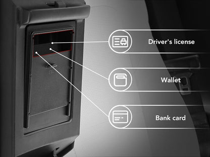 Armrest Hidden Storage Box - Model Y/3