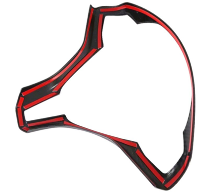 Carbon Fiber Steering Wheel Bezel Cover - Model S/X