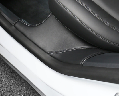 Leather Door Sill Protective - Model Y 2020-2024